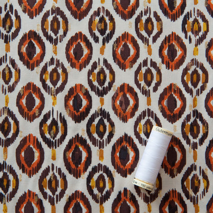 Lulu Viscose Lurex in Sand - 1.5m