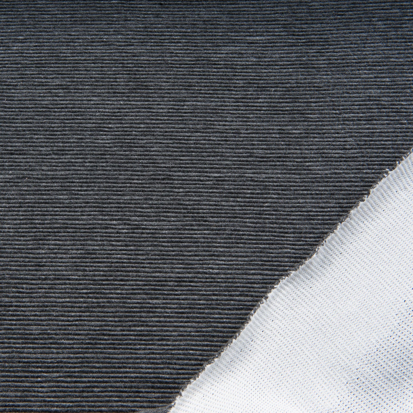 Dark Grey Melange Ottoman Fabric