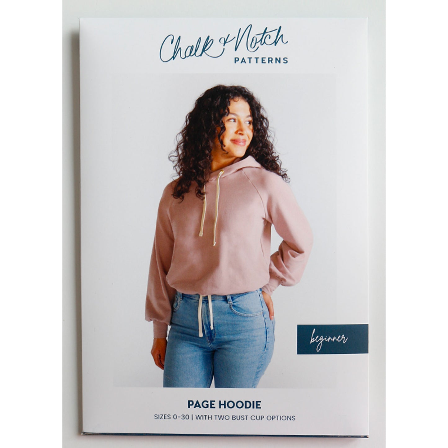 Page Hoodie Sewing Pattern - Chalk and Notch