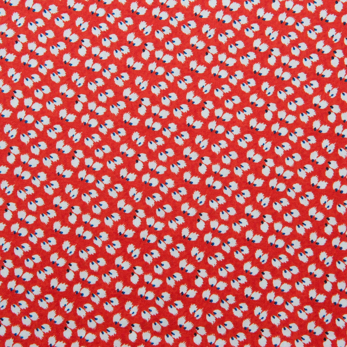 Petal Viscose Fabric in Poppy