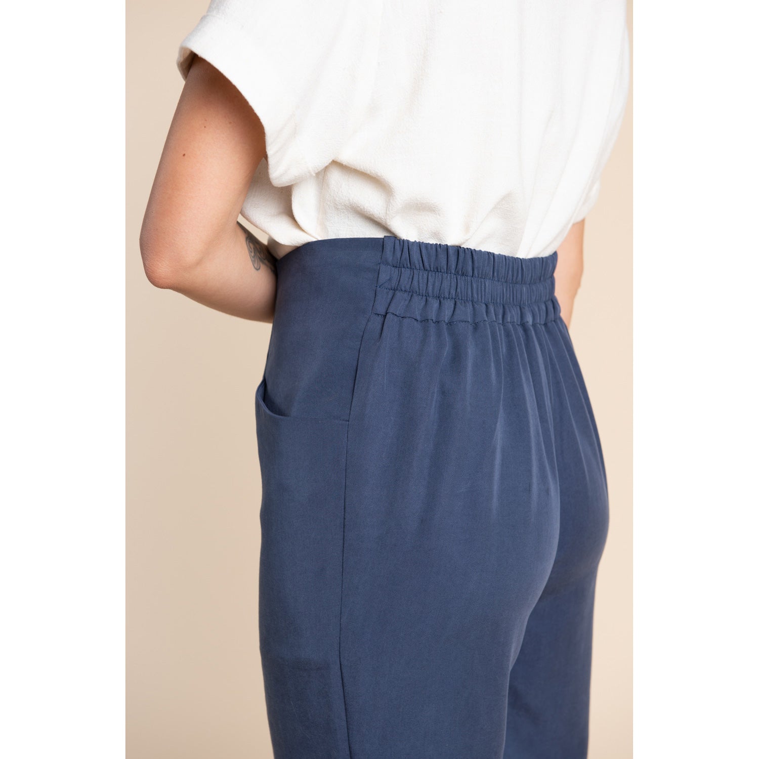 Slim Fit High Waisted Pants Doretta Digital Download PDF Sewing Pattern -  Etsy