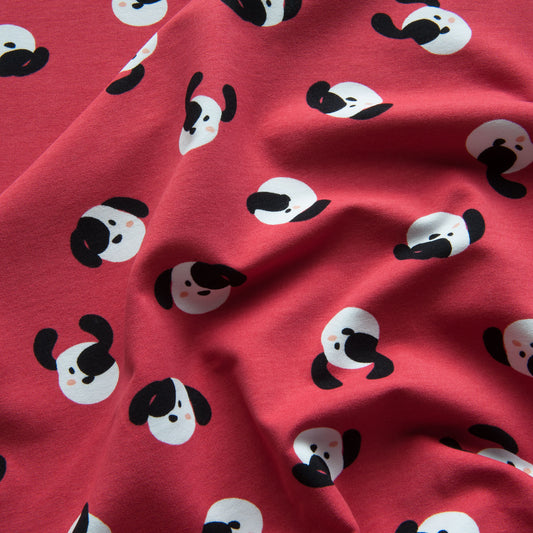 Puppy Love Soft Sweatshirt in Red