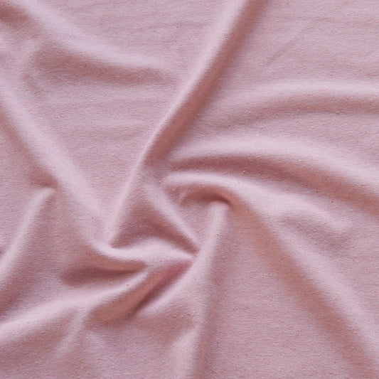 Recycled Cotton Jersey Fabric in Pink