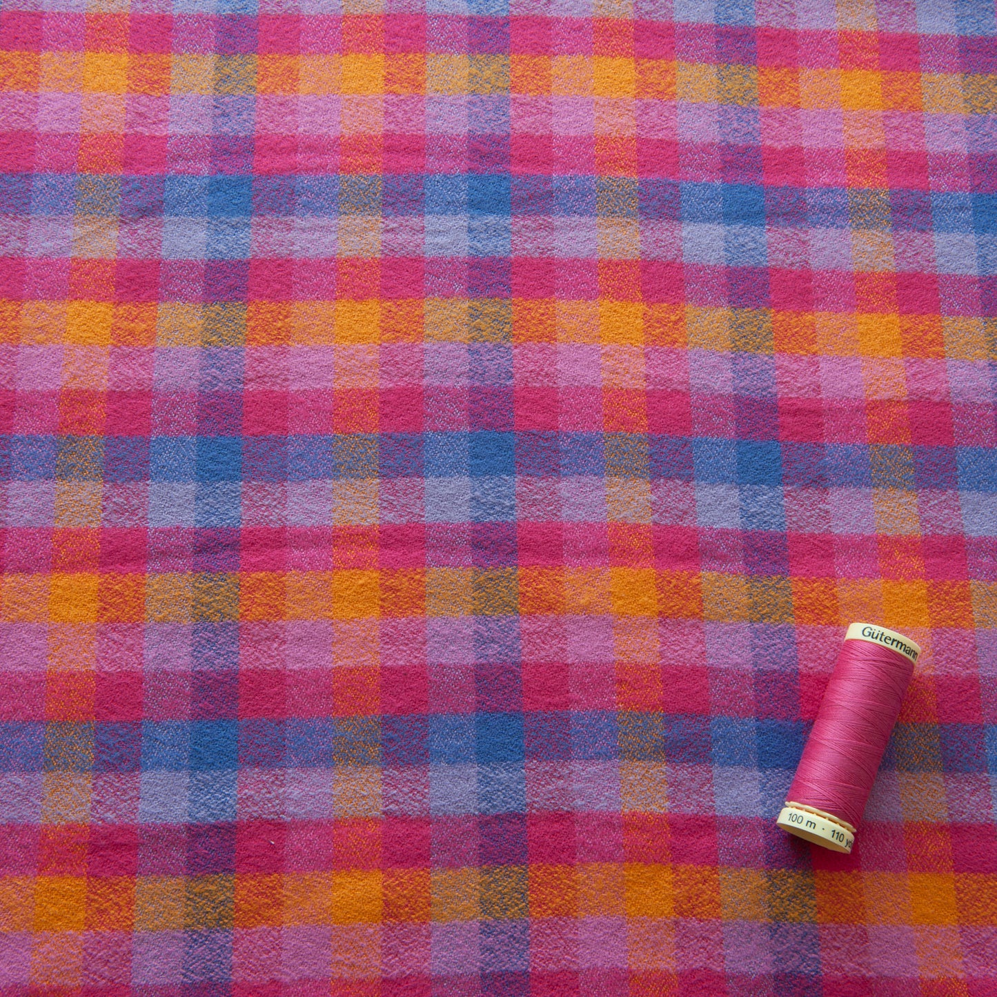 Robert Kaufman Mammoth Junior Cotton Flannel Fabric - Lupine
