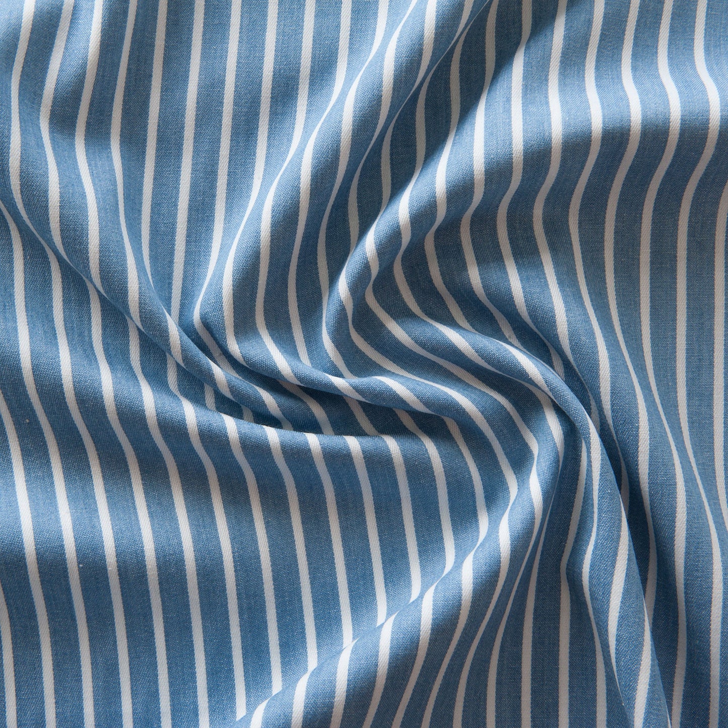 Striped Chambray Fabric