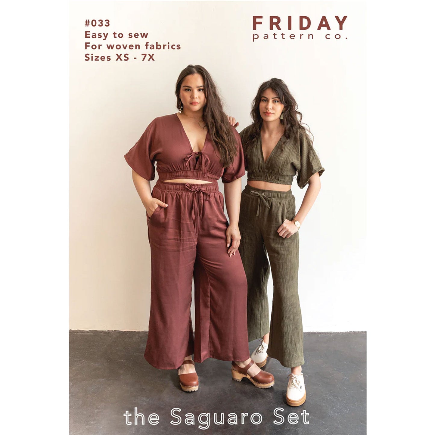 The Saguaro Top & Trouser Sewing Pattern - Friday Pattern Company
