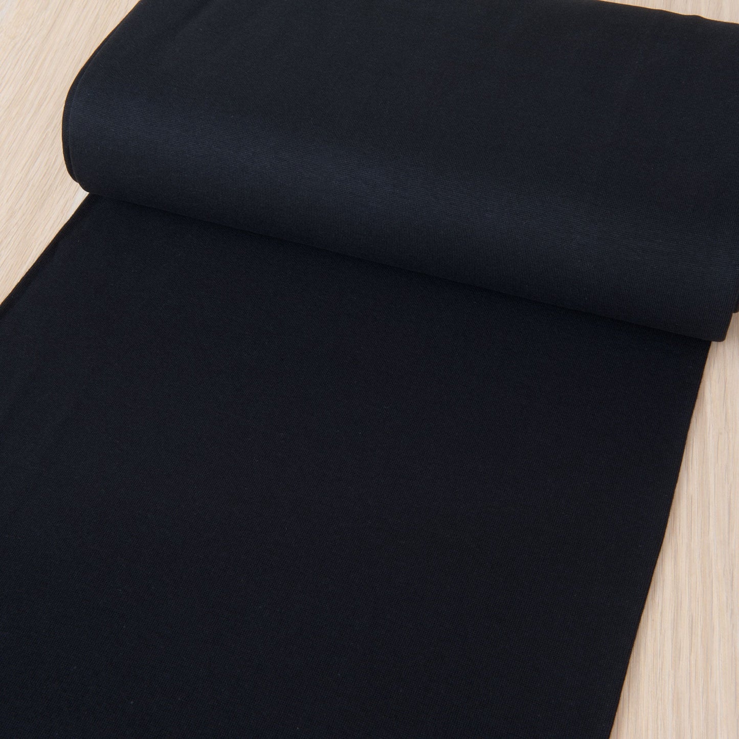 Tubular Ribbing Fabric in Black