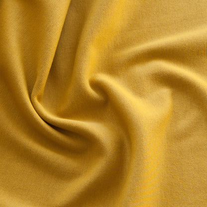 Organic Cotton Tubular Ribbing in Mustard