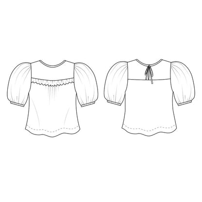 The Sagebrush Top Sewing Pattern - Friday Pattern Company