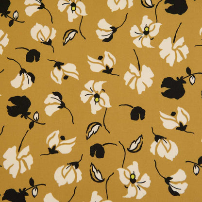 Mustard Floral Scuba - 40cm