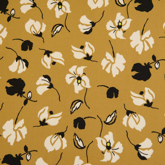 Mustard Floral Scuba - 40cm